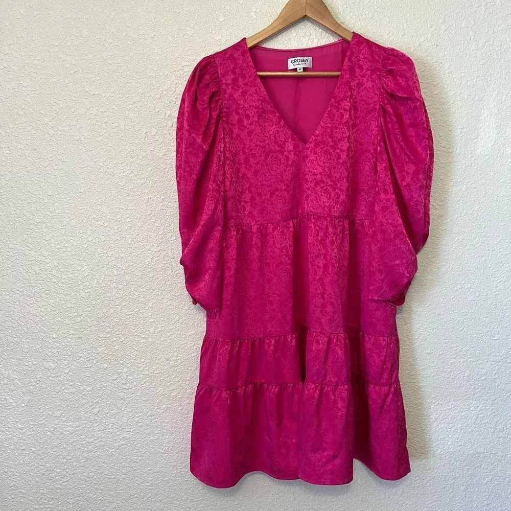 CROSBY by Mollie Burch Bissy Dress Magenta Magic Women’s Medium - Picture 2 of 6